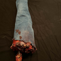 Severed Clothed Leg
